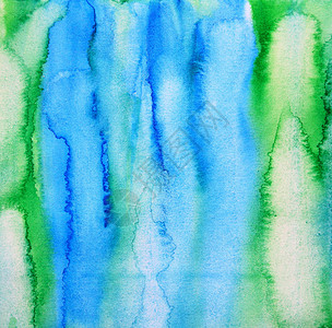 纸质纹理水颜色背景摘要艺术创造力中风粮食绘画帆布技术绿色水彩多层图片