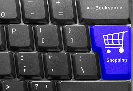 计算机键盘概念桌面笔记本电脑按钮技术员购物宏观工作女性销售图片