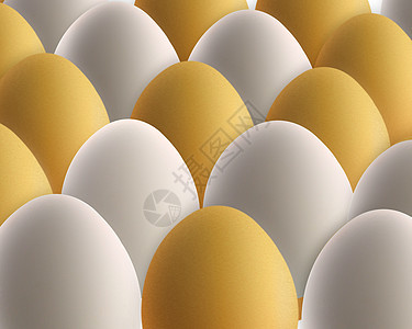 一组金蛋和白蛋图片