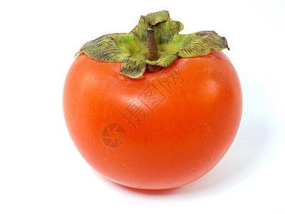 Persimmon 双环西蒙橙子食物饮食营养水果热带季节柿子小吃甜点图片