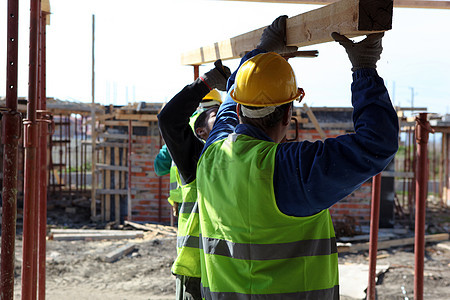 建筑工地工程师金属承包商工人男人安全帽构造机械工作商业图片