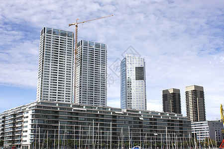 布宜诺斯艾利斯的摩天大楼刮刀拉丁外观建筑窗户投资公寓房子房地产天空图片