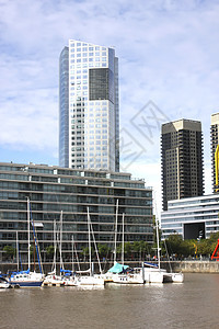 马德罗港Buenos Aire窗户首都游艇天空房地产拉丁投资建筑学外观办公室图片