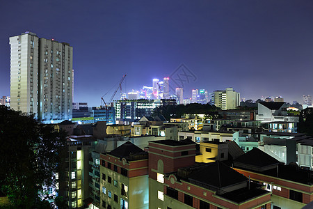 新加坡夜间中心商业地标市中心城市码头天空办公室蓝色景观图片