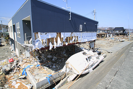 东日本大地震事件悲哀损害灾难海啸力量碰撞图片