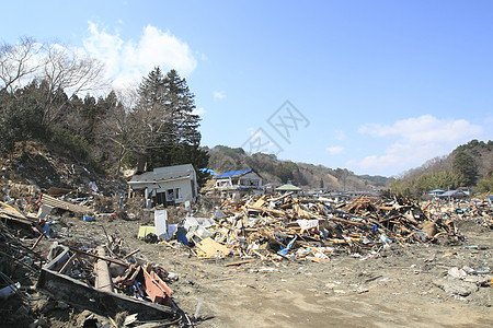 东日本大地震事件碰撞海啸力量悲哀损害灾难图片