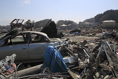 东日本大地震事件碰撞损害悲哀灾难海啸力量图片