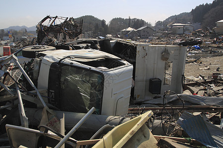 东日本大地震事件悲哀力量灾难碰撞海啸损害图片