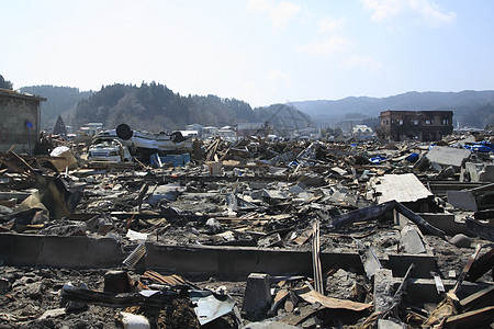 东日本大地震事件损害灾难力量悲哀碰撞海啸图片