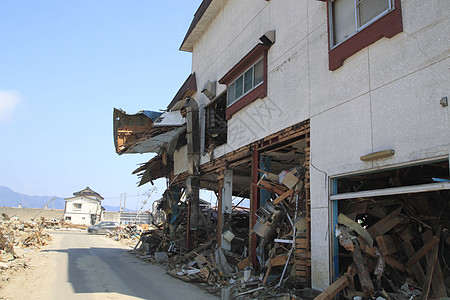 东日本大地震事件悲哀碰撞灾难损害力量海啸图片