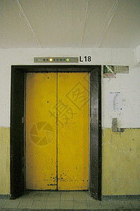 香港公屋的旧电梯 旧电梯图片