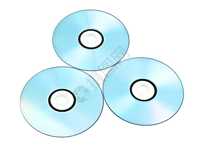 白色上隔离的可打印 dvds图片