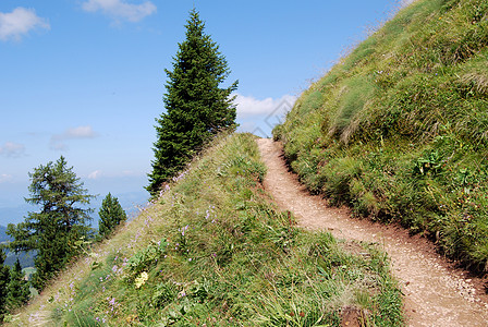 山区之路旅游高山场景农村天空假期太阳地平线透明度全景图片