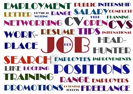 求职用文字拼字插图白色销售候选人工作雇用招聘帮助失业标签雇主图片
