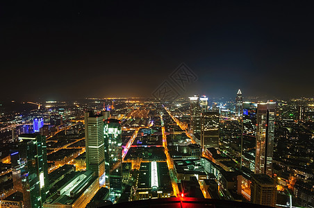 德国美因法兰克福河流旅游金融远景高层建筑夜景天空世界游客观光图片