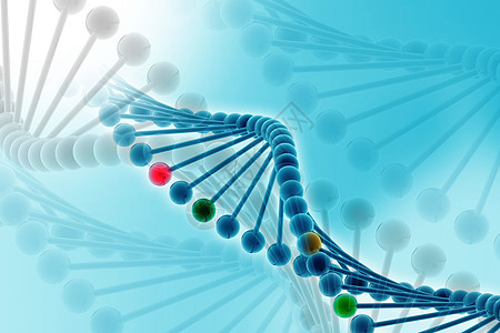 dna 纳基因化学科学螺旋遗传学显微镜生物学基因组蓝色插图背景图片