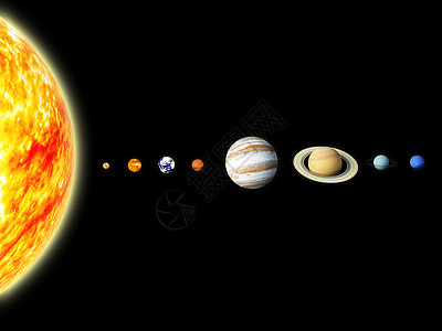 太阳能系统插画圆圈行星轨道物理学天空科学旋转土星木星图片