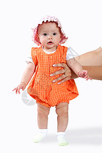 婴儿宝宝地面裙子幸福女儿童年儿童白色喜悦快乐孩子图片