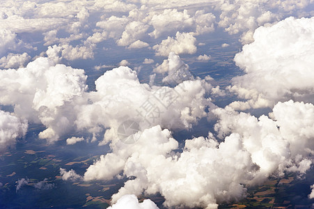 云航空飞机预报影像航拍白色风暴航班空气飞行图片