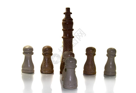 国王是象棋比赛的领袖图片