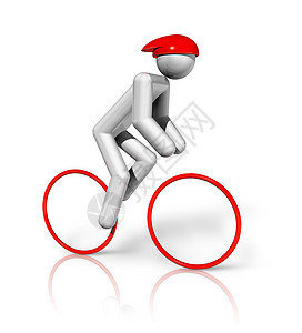 自行车路3D符号图片