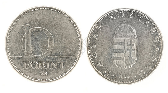 10 Forint - 国库货币图片