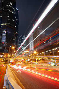 现代城市夜间交通运动公共汽车景观场景隧道线条立交桥街道地球广告图片