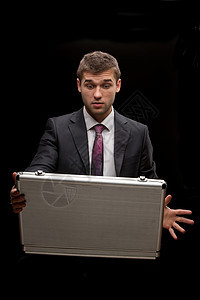 商务人士盒子人士金属金融公文包案件套装经理公司商业图片