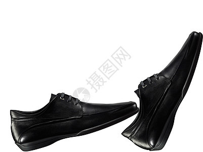 黑人的鞋子被隔离鞋带奢华夫妻白色男人办公室鞋类凉鞋男性皮革图片