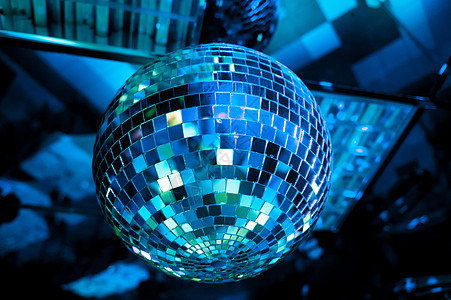 迪斯科球流行音乐夜生活射线俱乐部聚光灯紫色蓝色乐趣音乐圆圈图片