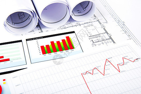 图表 文件 蓝图利润公司工程师贸易平衡价格营销文档桌子预报图片