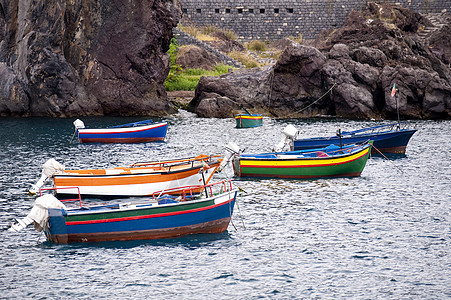 马 提拉港口小岛码头海洋渔港钓鱼渔民海岸渔业船舶图片