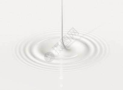 乳汁和沸水流动牛奶反射绘图计算机宏观奶油液体数字海浪图片