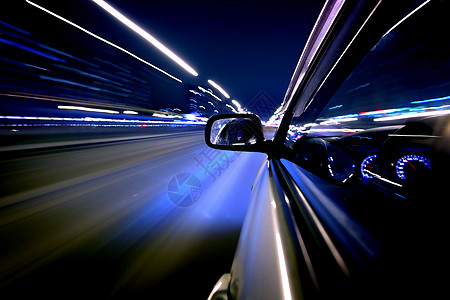 夜车驾车生活黑暗天空场景交通汽车旅行运输驾驶蓝色图片