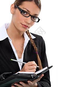 从事职业女商务人士团队公司管理人员面试工人文书商务检查办公室合作图片