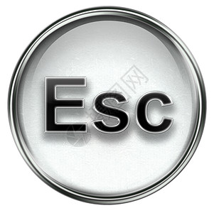 Esc 图标灰色图片