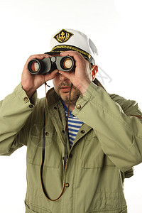 海员控制海洋队长图表航海全体人员男性帽子导航图片