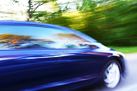 高速车街道驾驶交通运输汽车角落车道蓝色速度旅行高清图片