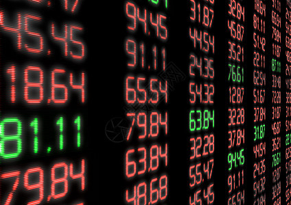 股票市场数字木板碰撞货币金融预报投资价格经济数据图片