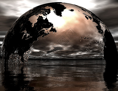 地球地土场景数字气氛世界插图气泡生活球形天空生态图片