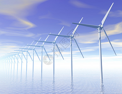 风能生态地平线系统二氧化碳气候螺旋桨活力发电厂生产环保图片