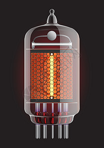 尼克斯无线电管气体玻璃数据字体灯光技术放大器展示晶体管数字图片