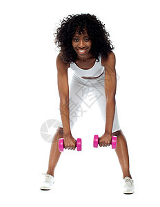健身女锻炼 下楼图片