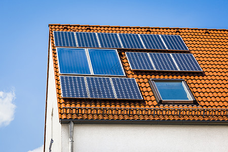 太阳能发电厂安装控制板生态植物细胞气候活力晴天电气商业图片