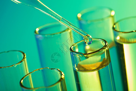 测试管和管道科学实验室科学家玻璃蓝色吸管药理药物生物学取证图片
