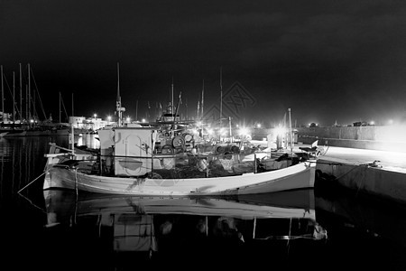港口码头渡船渔船海岸运输钓鱼渔夫浮标场景海洋帆船支撑海滩图片