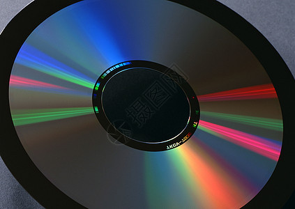 CD 磁盘记录技术贮存视频光学商业袖珍蓝色彩虹圆圈图片