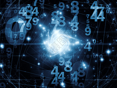 数字抽象正方形蓝色网格计算机数学几何学算术黑色代码科学图片