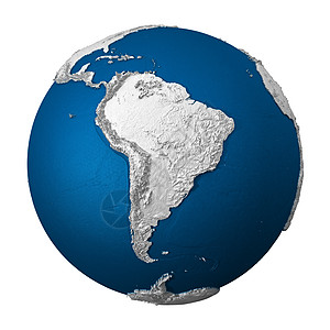 人造地球-南美洲图片