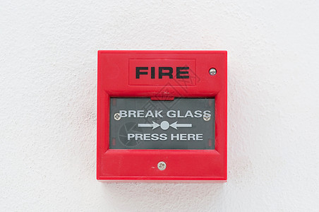 防火警告箱帮助消防队员洒水器火焰预防紧迫感安全按钮部门学校图片